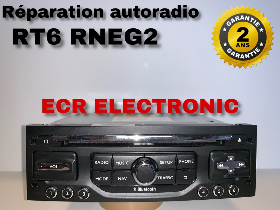 Reparation RT6 GPS - autoradio RNEG2 207 en panne